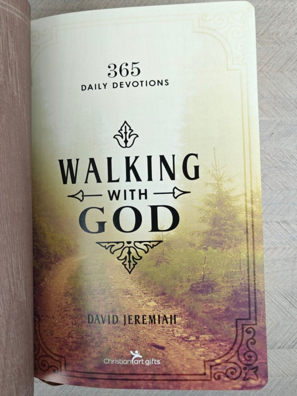 Walking With God David Jeremiah Leather 365 Daily Devotional Illustrated - Picture 5 of 9